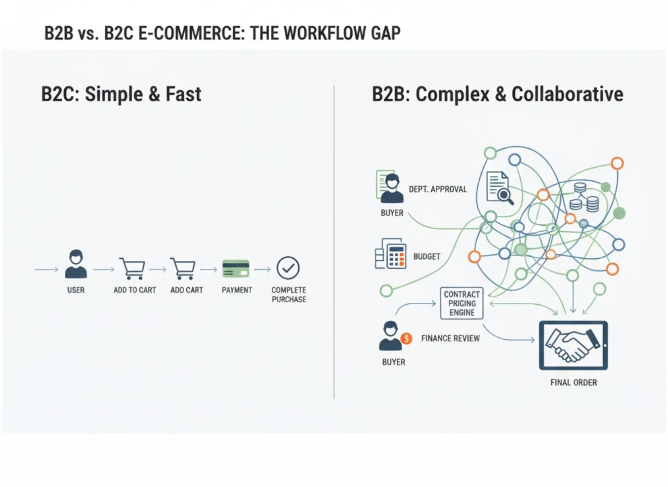 Why B2B Ecommerce is Different from B2C